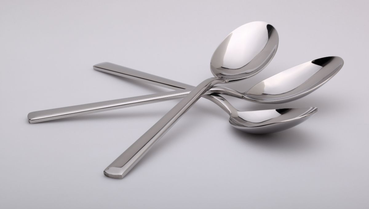 DIY cucharas de metal.