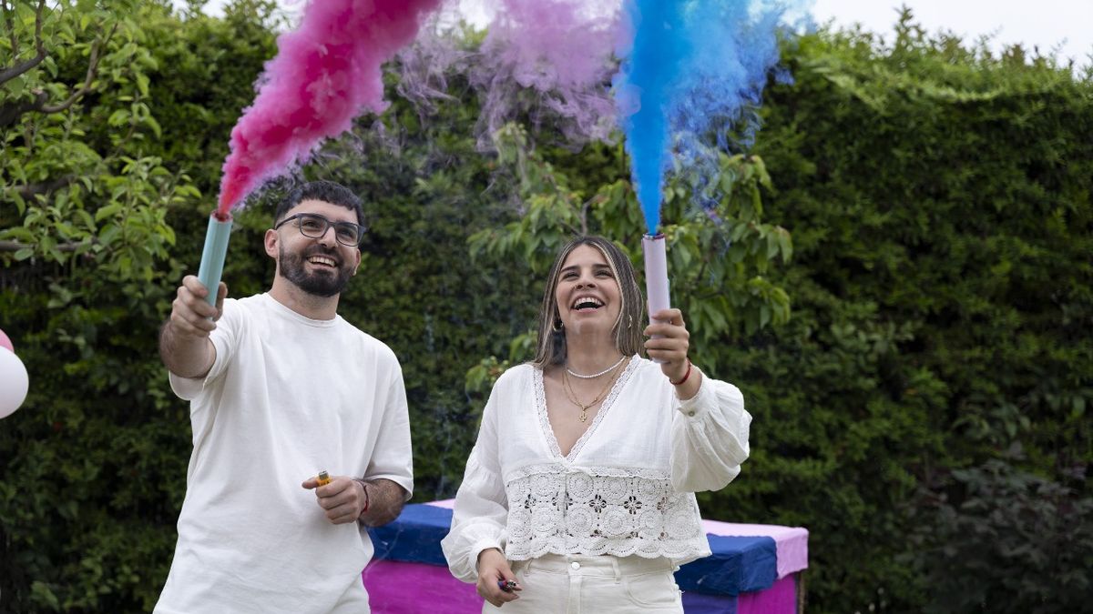 Ignacio y Dana se enteraron en el evento de la revelación el sexo de su segundo hijo. Buscaban una nena y resultó otro nene en la familia. Ignacio y Dana se enteraron en el evento de la revelación el sexo de su segundo hijo. Buscaban una nena y resultó otro nene en la familia.