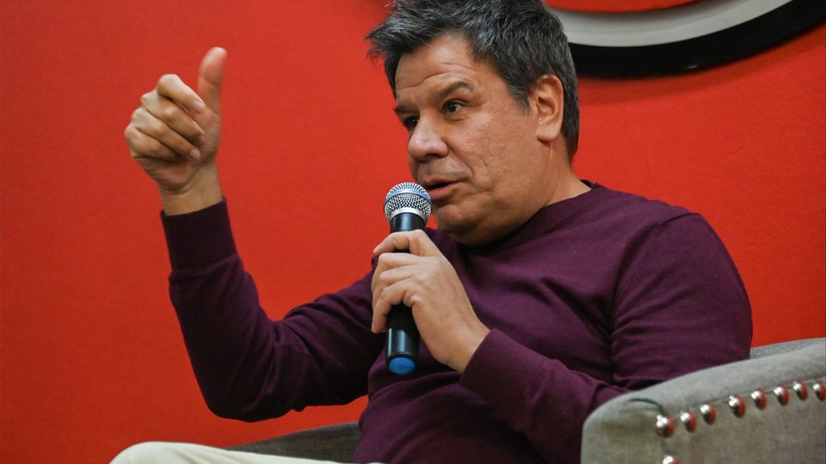 Facundo Manes en el Comité Provincial de la UCR en Mendoza.