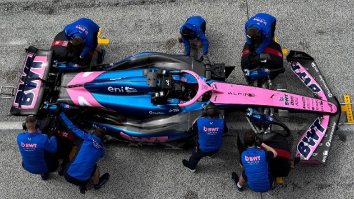 El Alpine en Zandvoort.