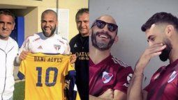 Dani Alves quedó afuera y los hinchas de River lo hundieron