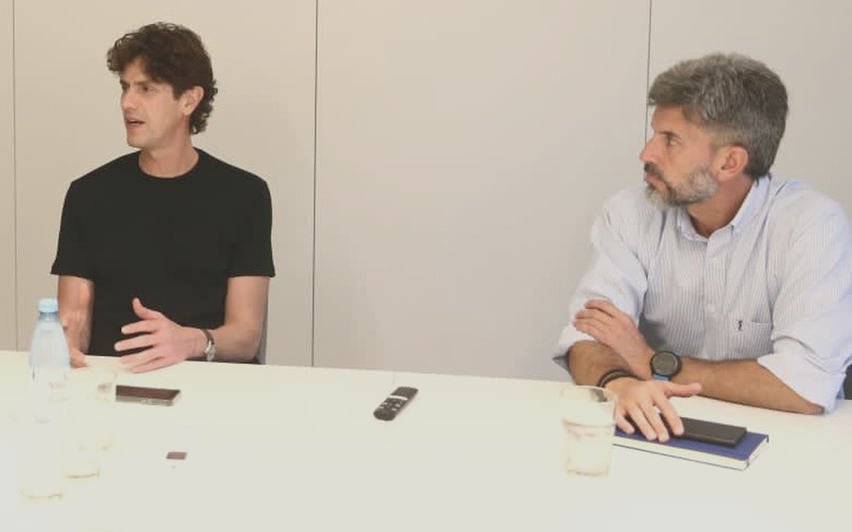 Martín Lousteau y Ulpiano Suarez. Este jueves volvieron a reunirse pero de modo virtual.