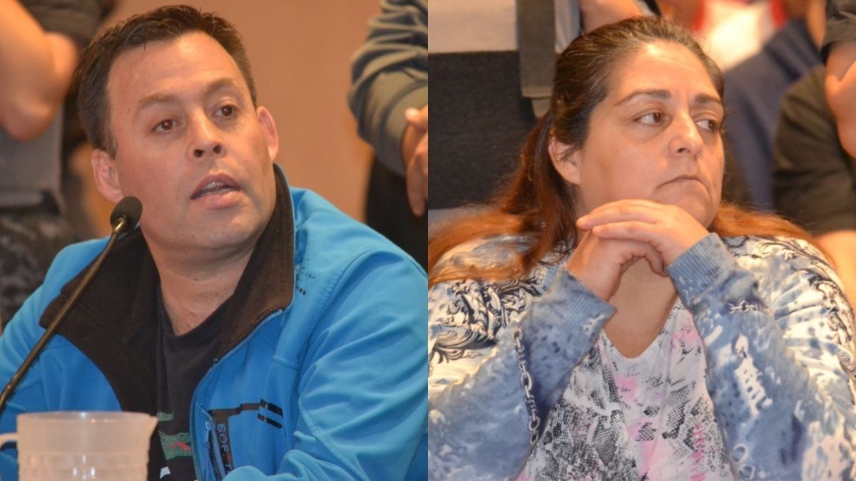 La pareja que enfrentó el juicio por jurado por el crimen de Silvia Chávez.