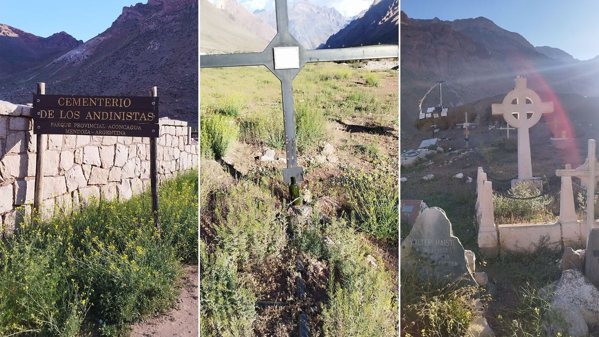 Con un detallado registro fotogr&aacute;fico qued&oacute; en evidencia el estado de abandono y descuido del Cementerio de los Andinistas.