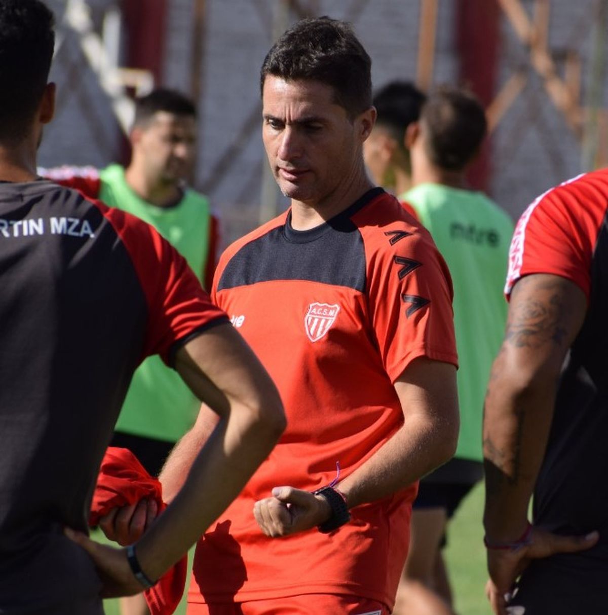 Diego Vázquez, DT del Atlético San Martín. Diego Vázquez, DT del Atlético San Martín.