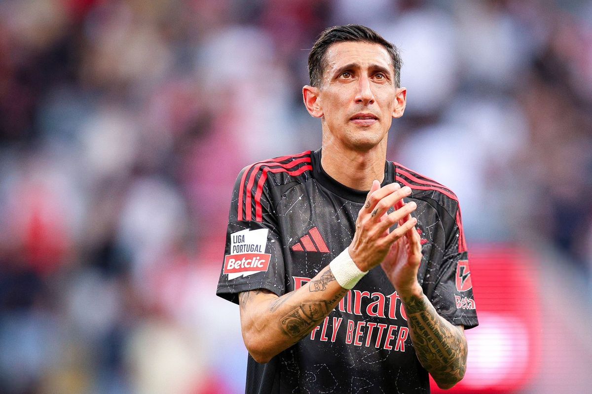 Di María se emocionó tras el partido.