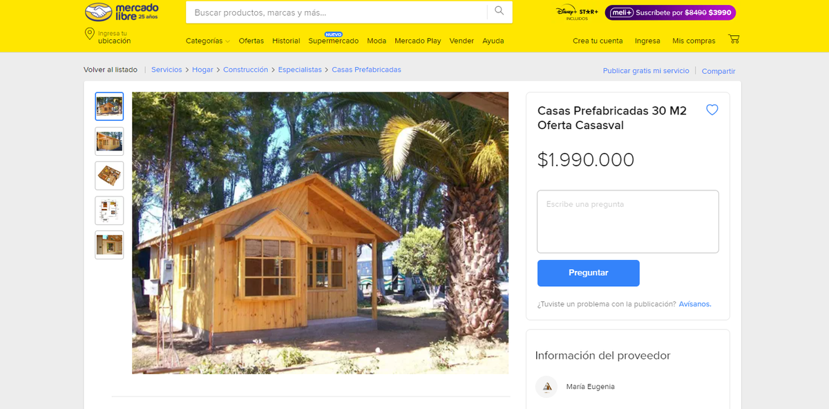 Casa prefabricada. Casa prefabricada.