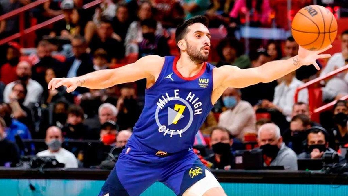 Facundo Campazzo guió a Denver al triunfo ante Houston.