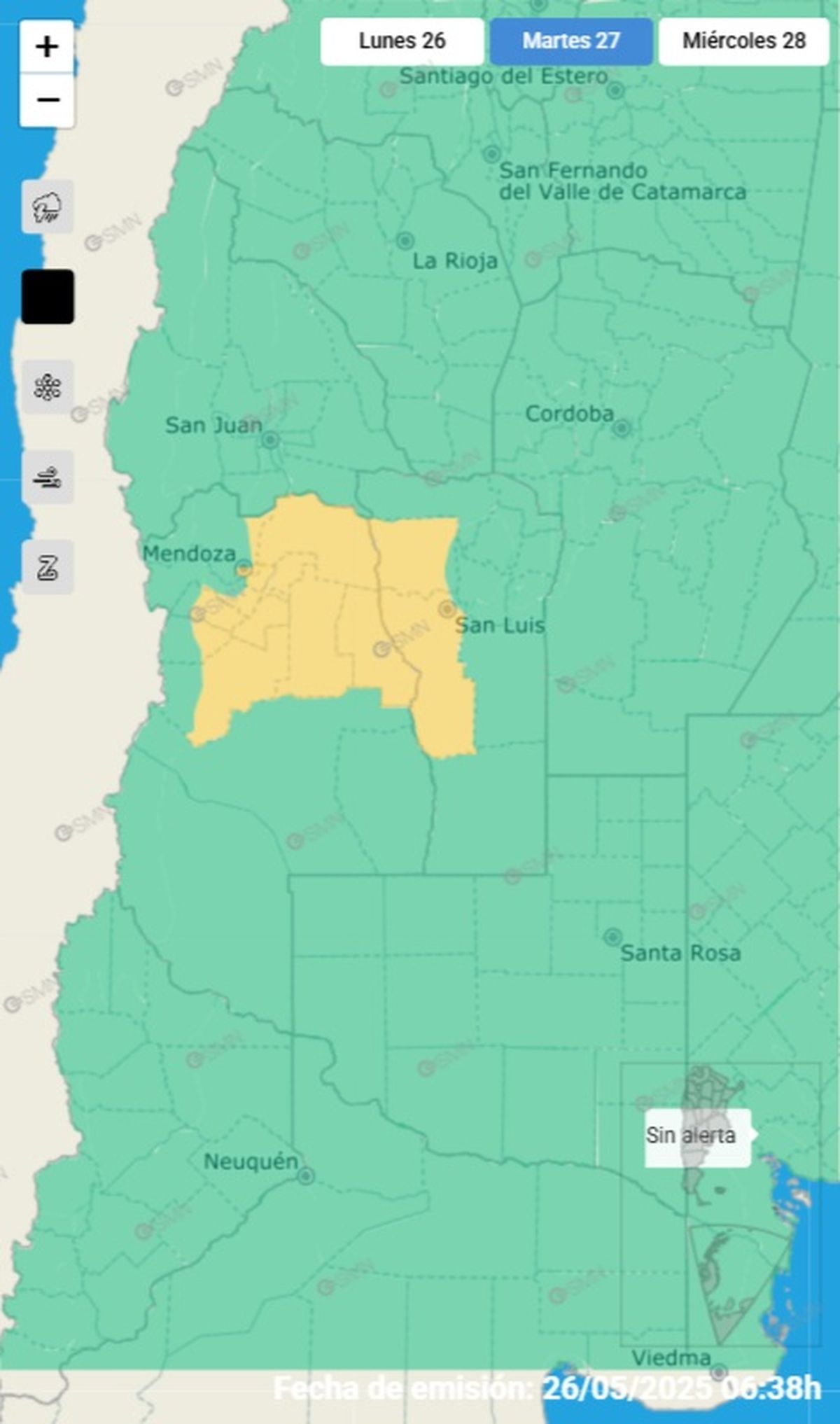 Estas son las áreas afectadas Estas son las áreas afectadas