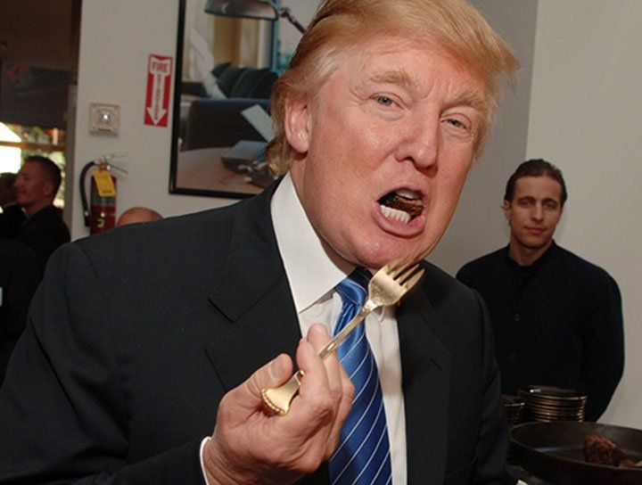 Trump comería un buen bife con un Malbec mendocino cuando visite el país