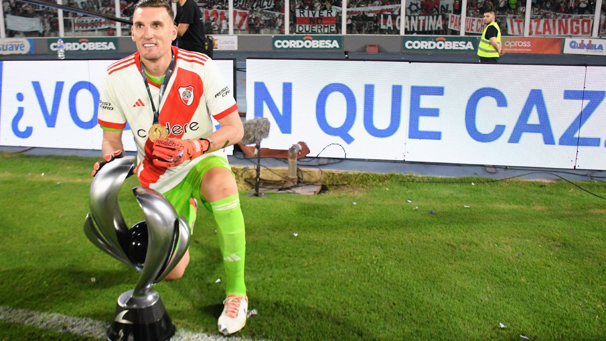 Franco Armani, el arquero de River.