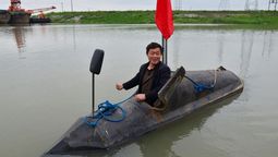 El agricultor de 60 años que creó un submarino a mano: se sumerge hasta 8 metros y funciona con baterías El agricultor de 60 años que creó un submarino a mano: se sumerge hasta 8 metros y funciona con baterías