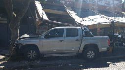 Papadopulos fue detenido tras chocar la Amarok en una persecución.