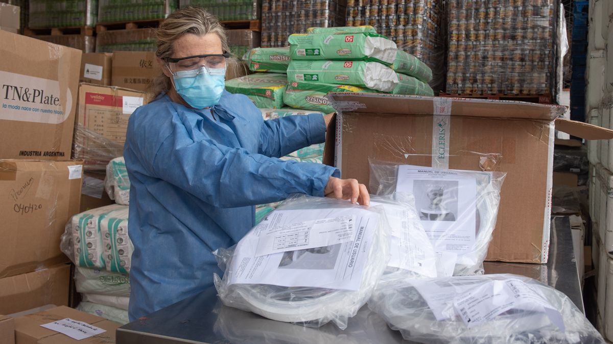 Mendoza recibió los primeros 10 cascos de oxígeno para tratar a pacientes con Covid-19