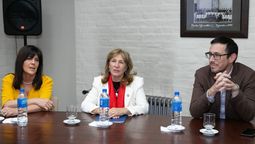 María Ana Barrozo, Esther Sánchez y Julio Aguierre.