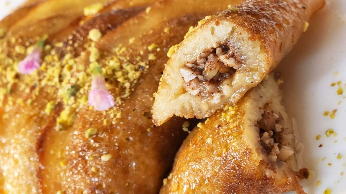 Recetas: cómo hacer el postre Qatayef, la delicia árabe con nueces. Foto: gentileza highlandernews.org. Recetas: cómo hacer el postre Qatayef, la delicia árabe con nueces. Foto: gentileza highlandernews.org.