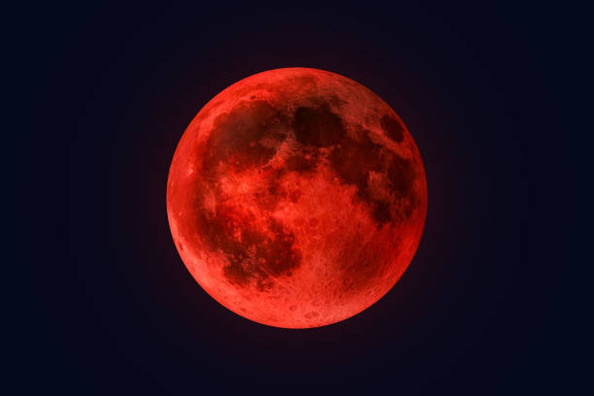 Marzo, el mes en el que podr&aacute; verse la Luna de Sangre.&nbsp;