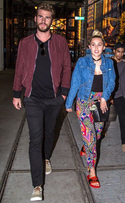 Miley Cyrus y Liam Hemsworth, como hace mucho tiempo se los veía