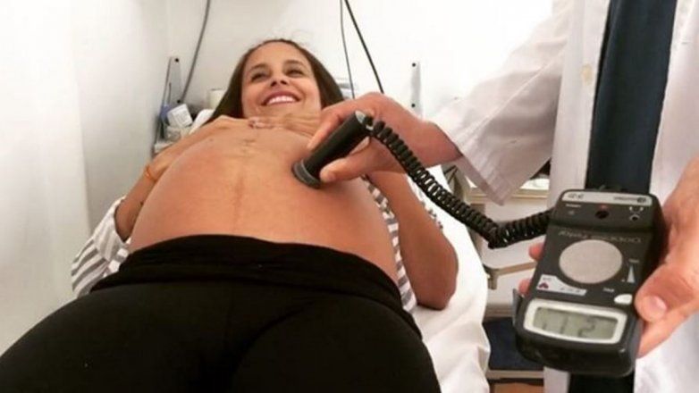En la ecografía de Lourdes Sánchez, el Chato Prada discutió de fútbol con el tordo