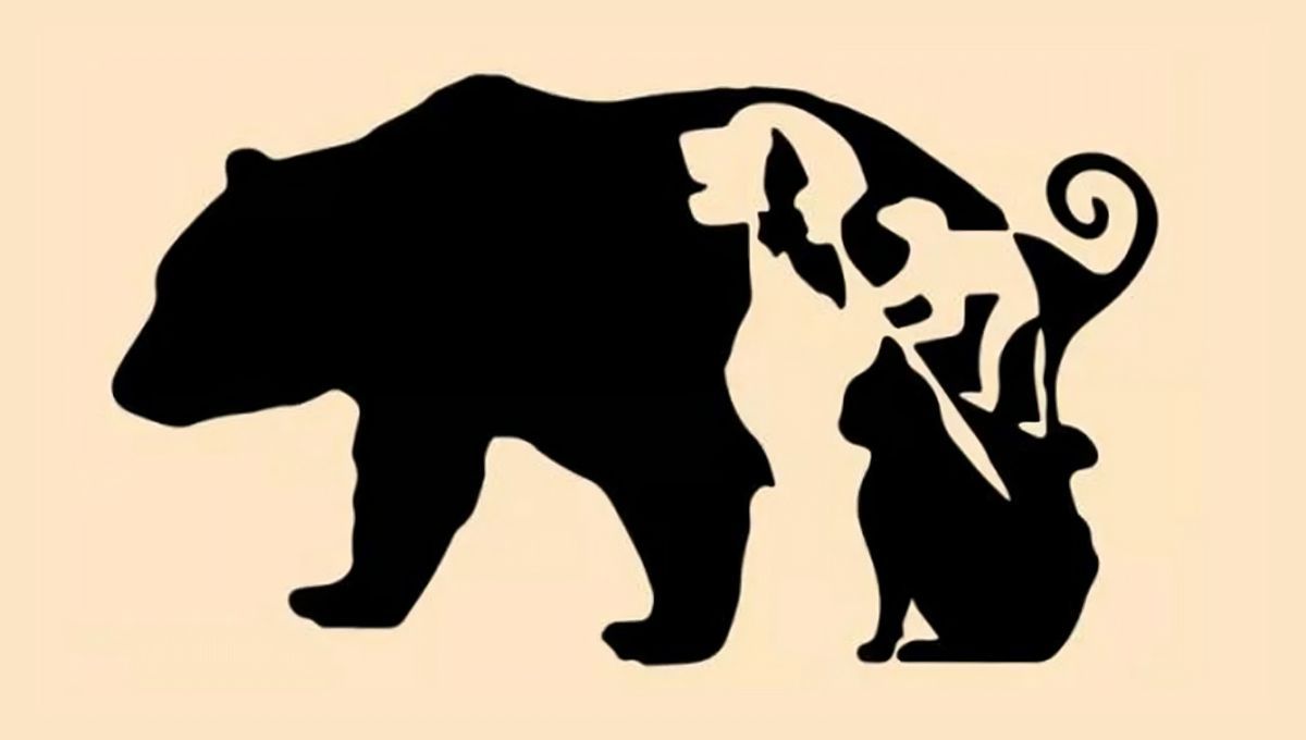 Pocos son lo que logan ver todos los animales en la imagen 