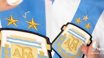 Tiktok: el tip casero para tener la estrella en la camiseta de la Selección argentina