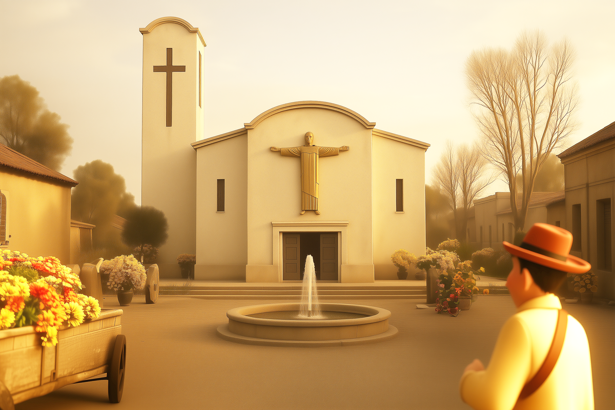 Fue un arduo trabajo de prueba y error con la IA para retratar lugares icónicos de General Alvear. Fue un arduo trabajo de prueba y error con la IA para retratar lugares icónicos de General Alvear.