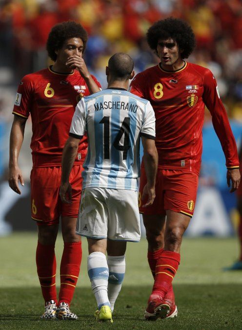 ¡Qué te hiciste, Fellaini! El ruludo que enfrentó a Masche ya no es el mismo...