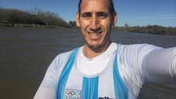Ariel Suárez fue multado en agosto del año pasado por entrenar en el río cuando regía la cuarentena estricta.