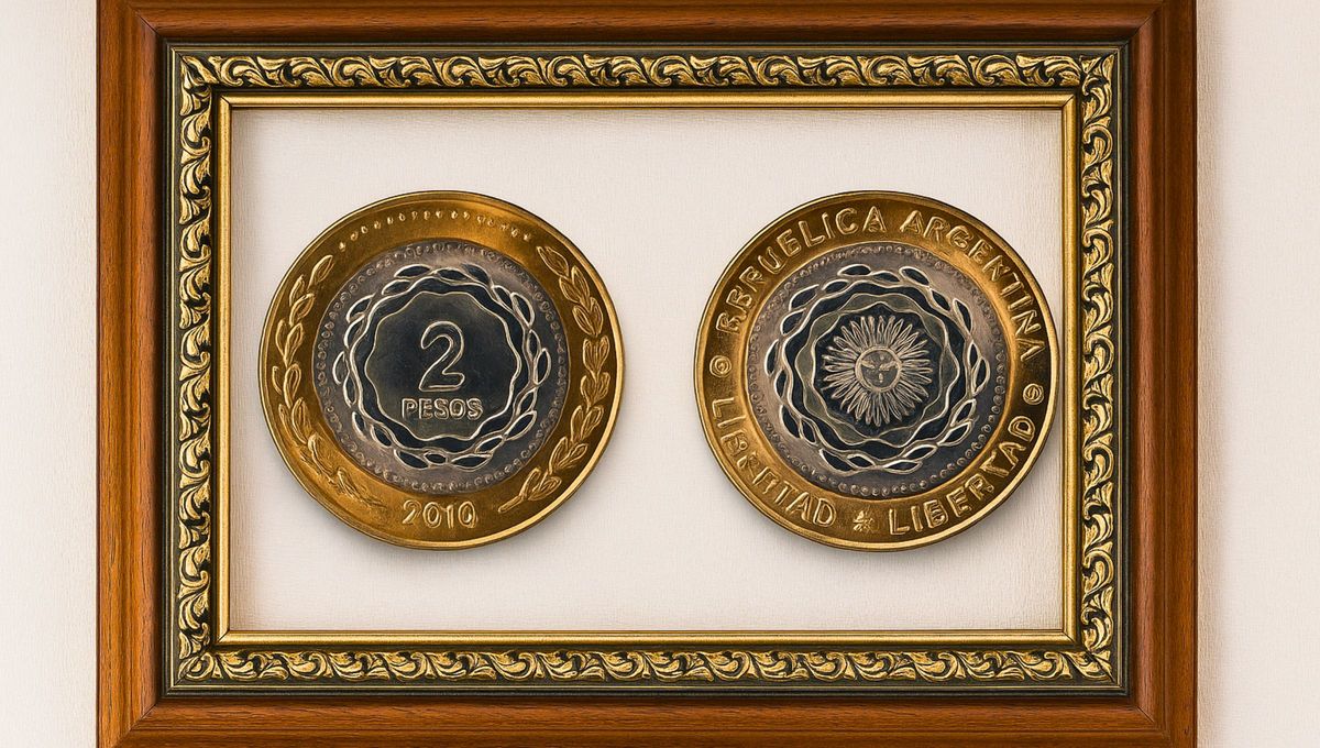 Con tan solo un par de monedas podrás crear este hermoso cuadro que también puede ser reciclado Con tan solo un par de monedas podrás crear este hermoso cuadro que también puede ser reciclado