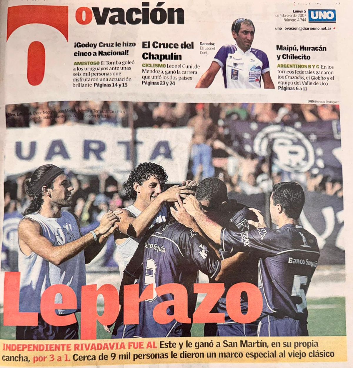 Por la segunda fecha, la Lepra venci&oacute; 3-1 a San Mart&iacute;n, como visitante.