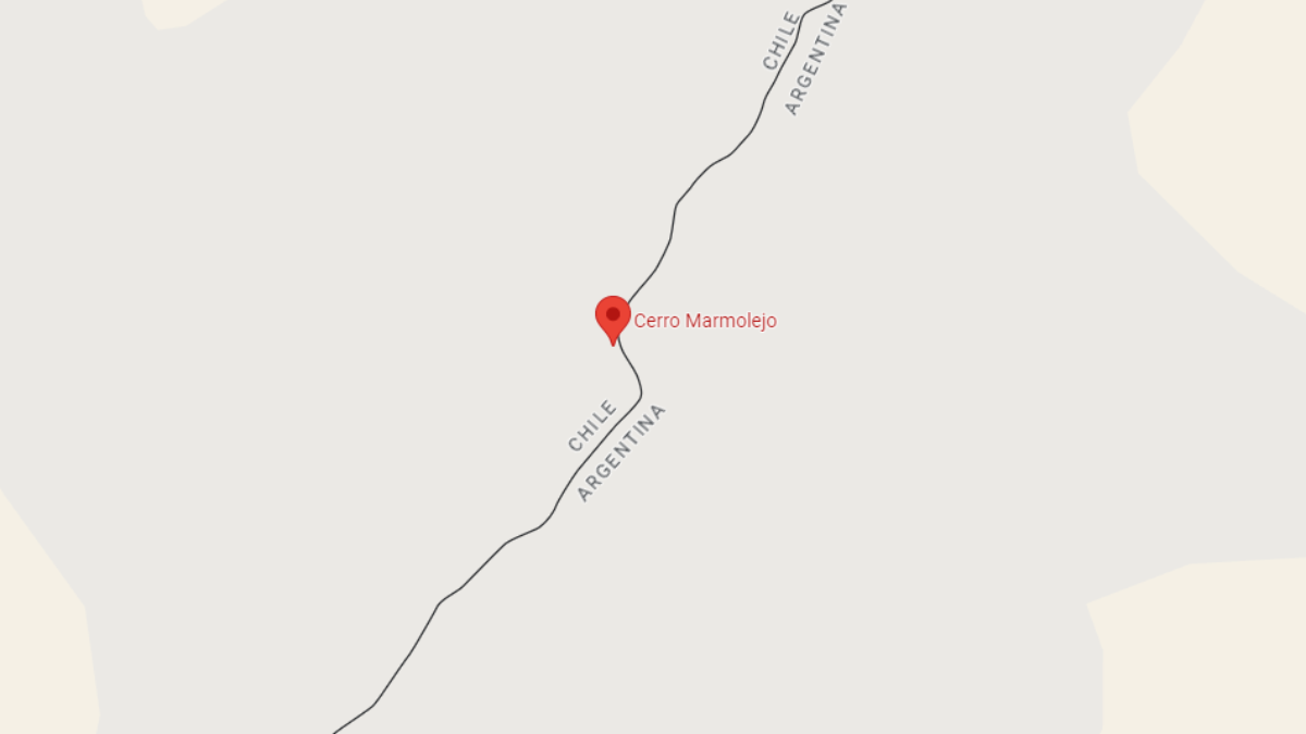 La ubicación del cerro Marmolejo. La ubicación del cerro Marmolejo.
