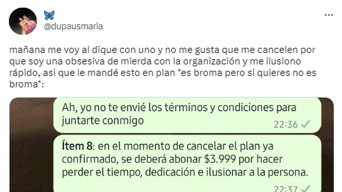 La inesperada técnica de una mendocina para que no le cancelen la cita