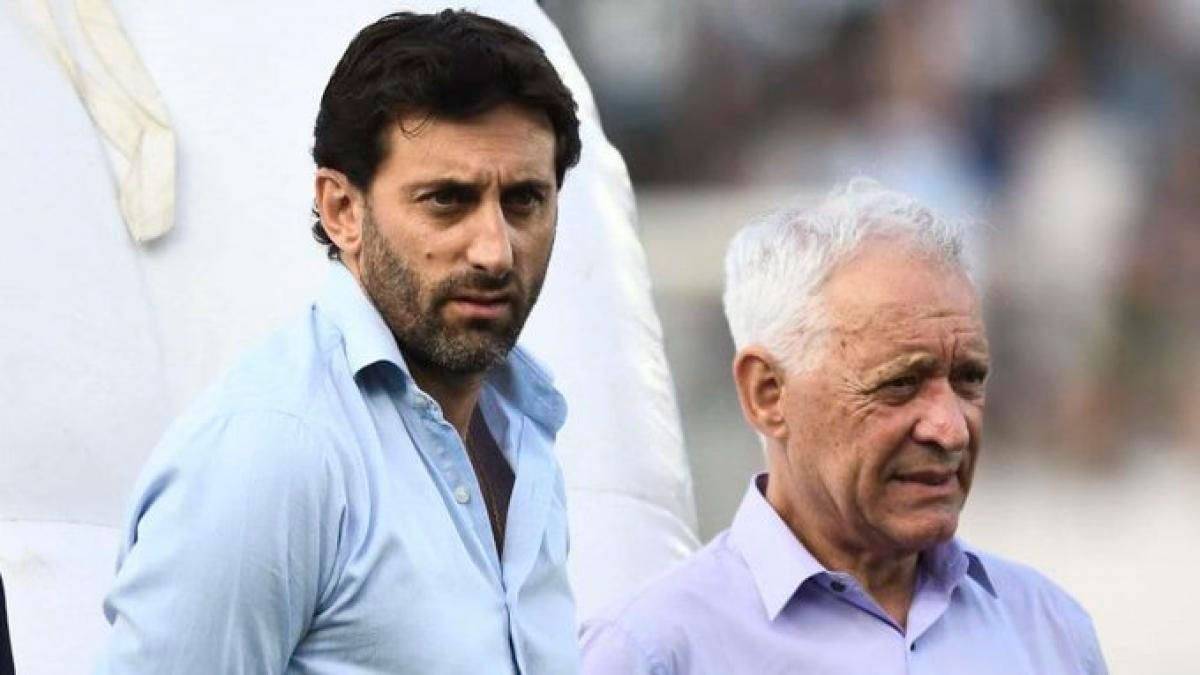 Diego Milito y Víctor Blanco, piezas fundamentales de la vida institucional de Racing.