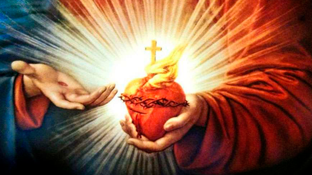 La religión celebra al Sagrado Corazón de Jesús en honor a los sacrificios de Cristo por la humanidad.