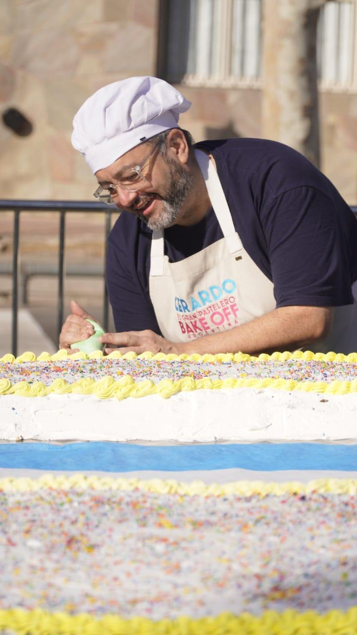Gerardo Domínguez, ex Bake Off Argentina. Gerardo Domínguez, ex Bake Off Argentina.