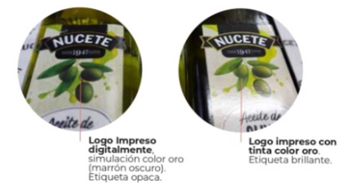 Aceite falsificado.