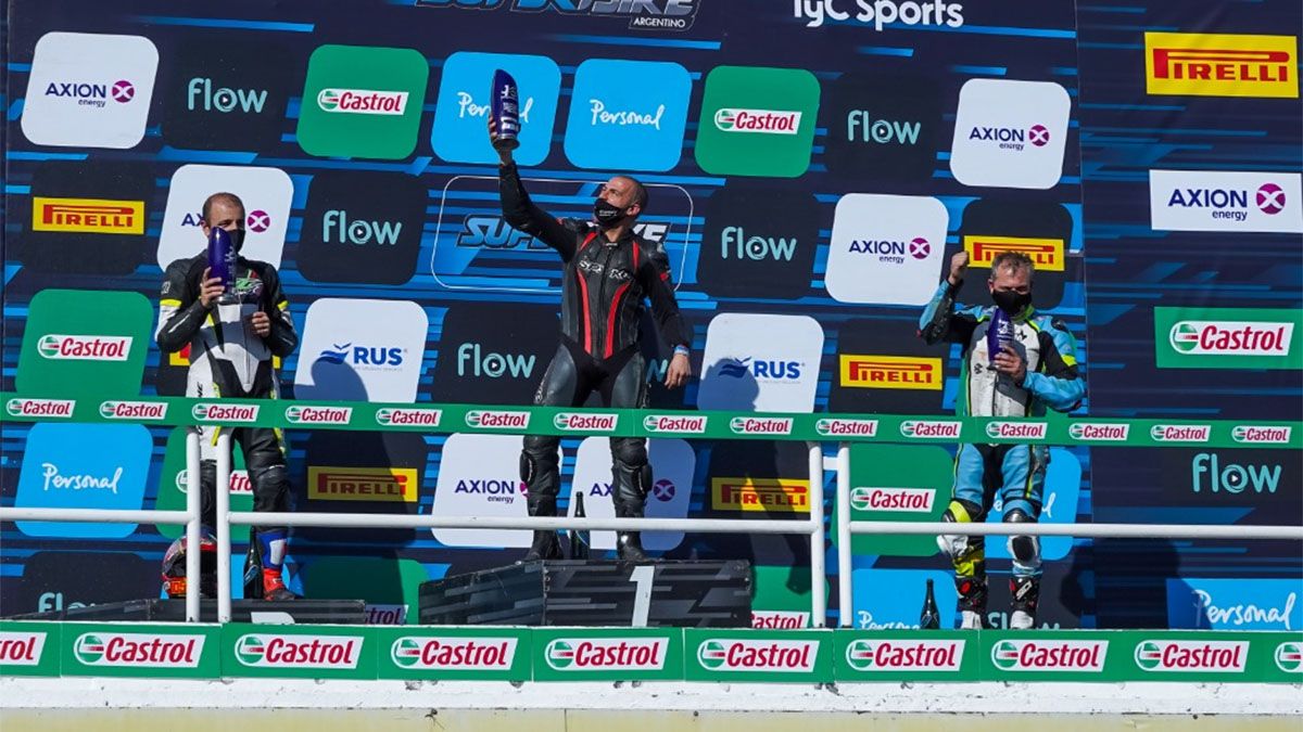 Federico Sabatini ganó y lidera el Argentino de Superbike