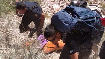 Un hombre se cayó a un precipicio en Cacheuta