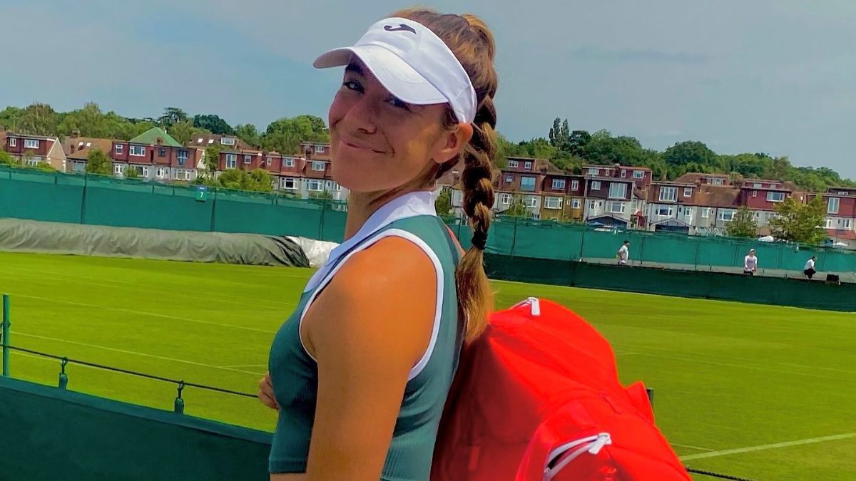 Solana Sierra entró como lucky looser a último momento a Wimbledon y brindó una importante batalla. 
