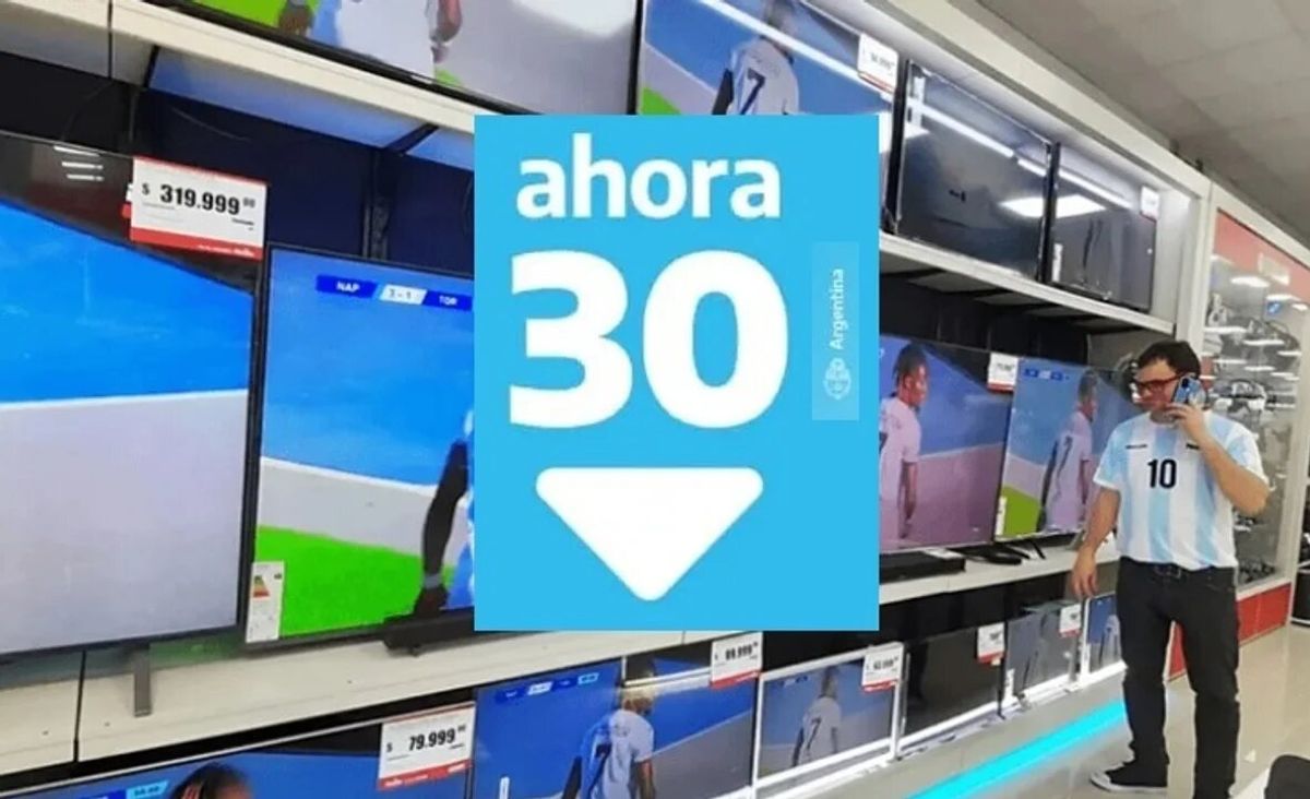 Economía. Ahora 30: televisores, aire acondicionados y celulares en cuotas.&nbsp;