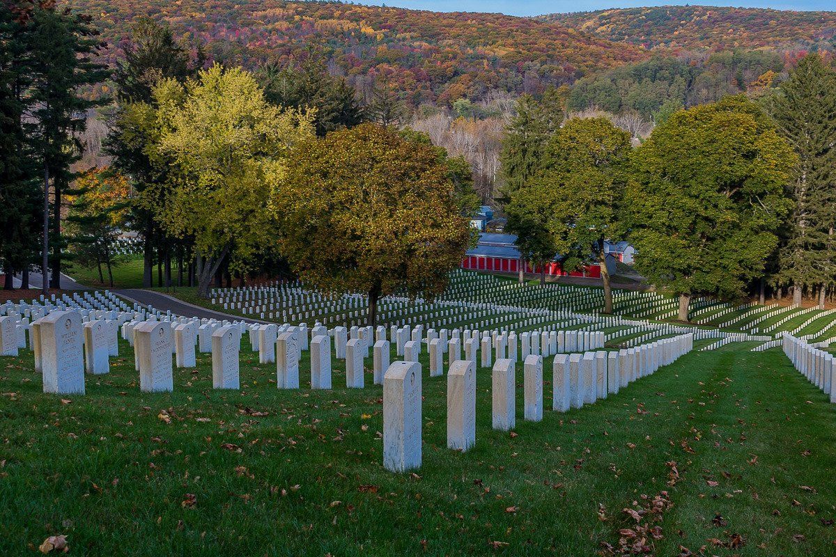 El Cementerio Nacional de Bath. El Cementerio Nacional de Bath.