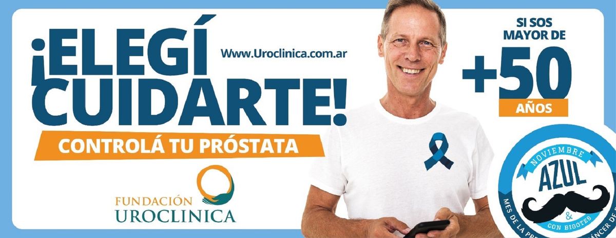 “Controlá tu próstata, elegí cuidarte” es la invitación que hace este año la campaña Noviembre Azul y con Bigotes. “Controlá tu próstata, elegí cuidarte” es la invitación que hace este año la campaña Noviembre Azul y con Bigotes.