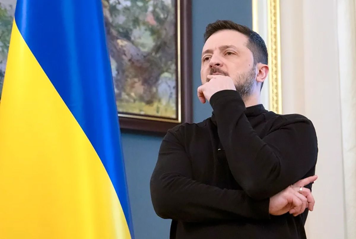 El presidente de Ucrania, Volodimir Zelenski.&nbsp;