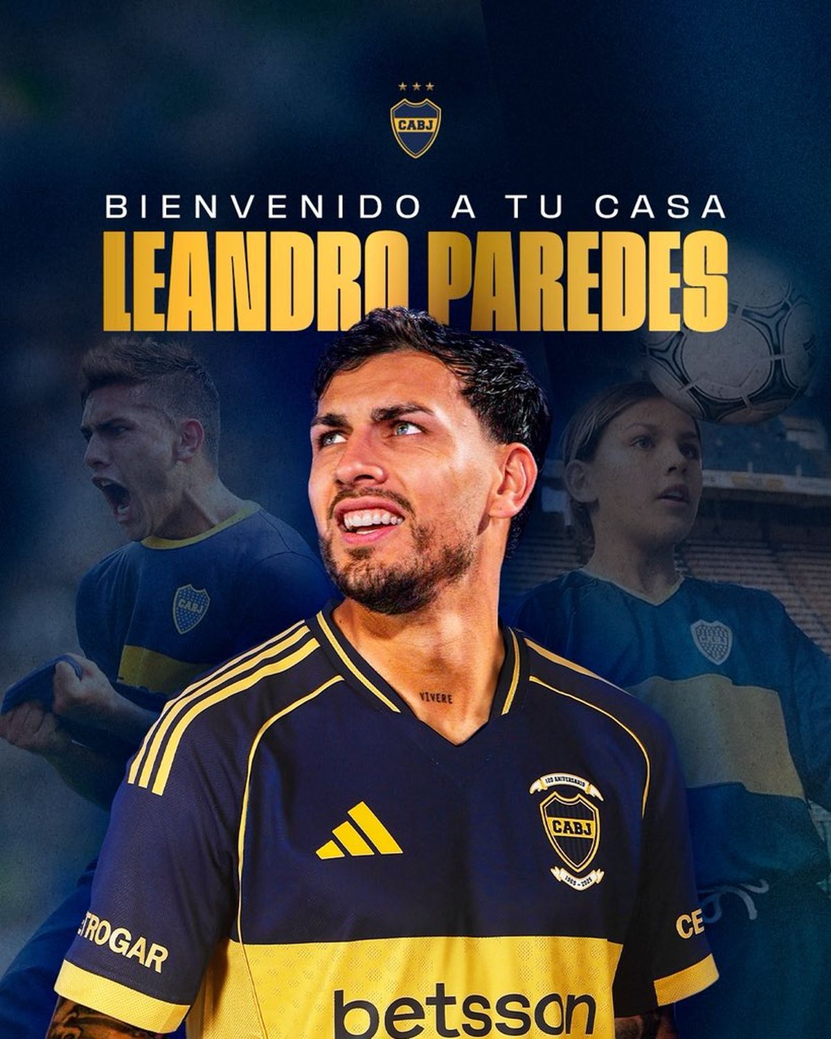 Boca le dio la bienvenida a Leandro Paredes. Boca le dio la bienvenida a Leandro Paredes.