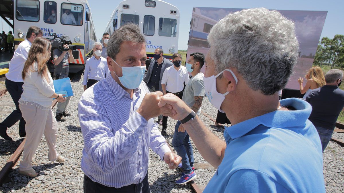 El presidente de la Cámara de Diputados, Sergio Massa, quien lo acercó al Gobierno a Mario Meoni.