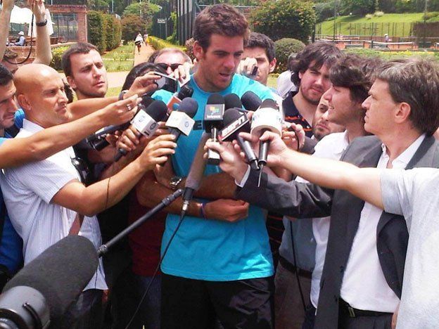 Del Potro ya está en Estados Unidos, para la gira previa a US Open