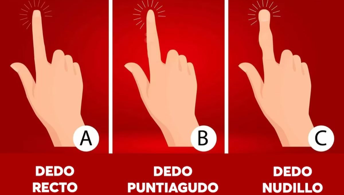 Esta sencilla prueba permite descifrar cómo te comportas. Solo elige el dedo que más se parezca al tuyo Esta sencilla prueba permite descifrar cómo te comportas. Solo elige el dedo que más se parezca al tuyo
