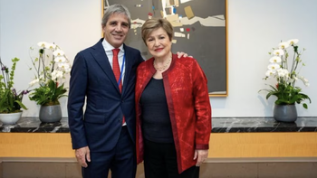 Caputo se reunió con la titular del FMI y se encamina un desembolso de 1.000 millones de dólares Caputo se reunió con la titular del FMI y se encamina un desembolso de 1.000 millones de dólares