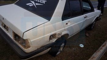 Derrapó tras sobrepasar un móvil policial y estaba alcoholizado