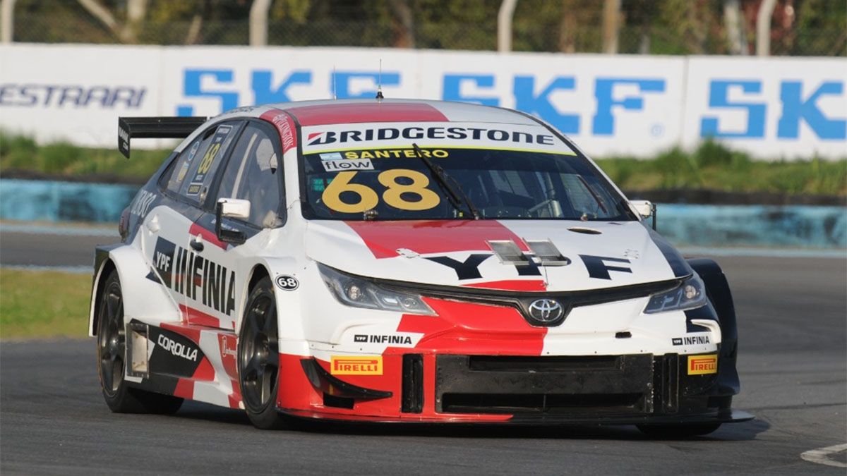 Santero se subió al podio en el Súper TC2000 de Rosario